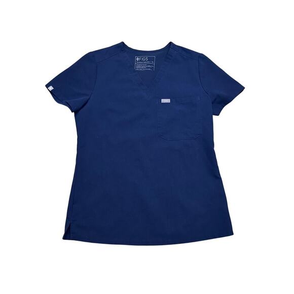 Figs Catarina One-Pocket Scrub Top NAVY BLUE Extra Small - Picture 1 of 4